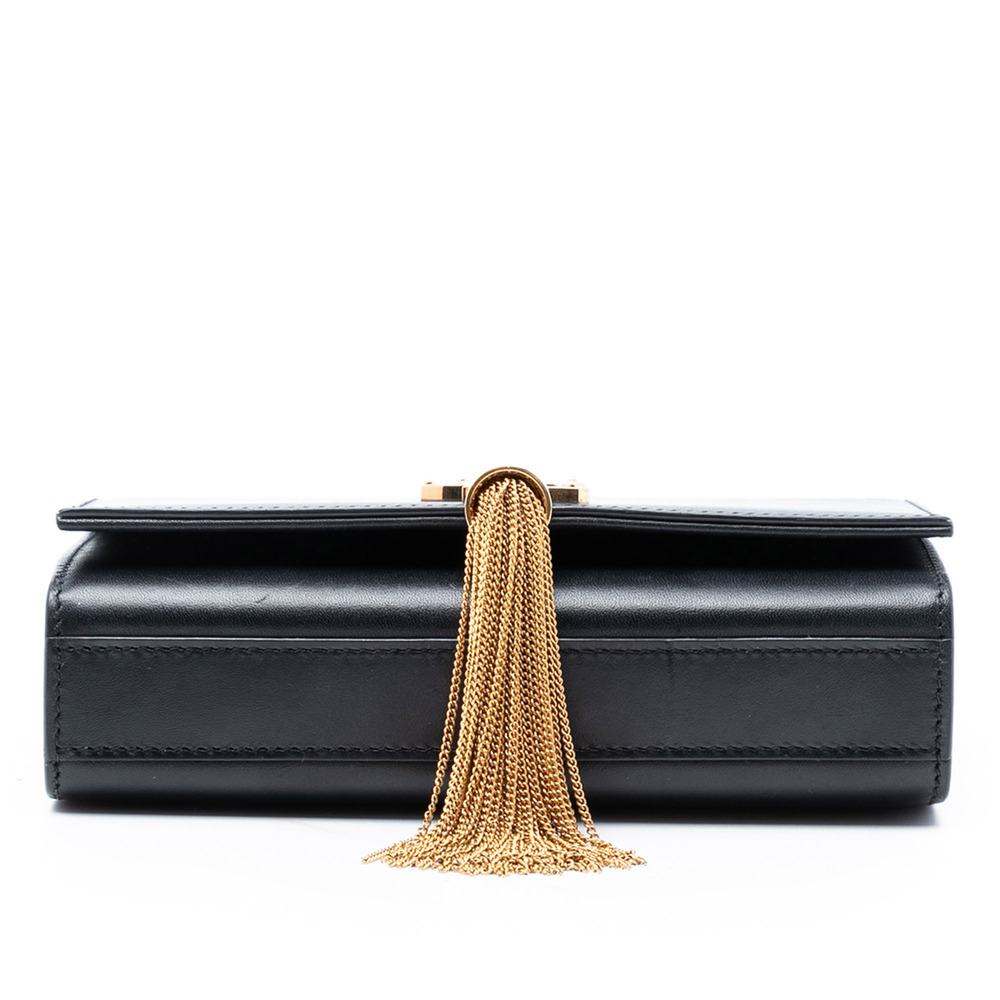 Pre-Loved Saint Laurent Small Smooth Calfskin Monogram Kate Tassel Crossbody - Picture 3 of 7
